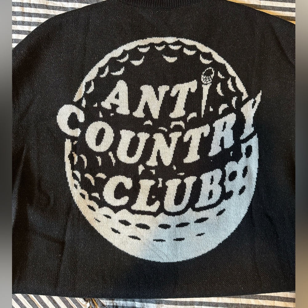 Anti Country Club Sweater!! Never worn: size XL